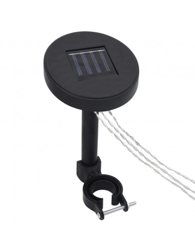 Stringa di Luci LED per Gazebo con Pannello Solare