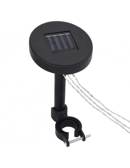 Stringa di Luci LED per Gazebo con Pannello Solare