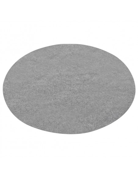 Erba Artificiale con Tacchetti D. 130 cm Grigio Rotondo