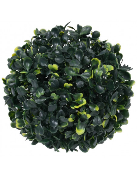 Sfere di Bosso Artificiale 4 pz 12 cm