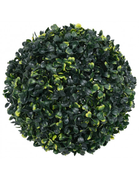 Sfere di Bosso Artificiale 2 pz 45 cm