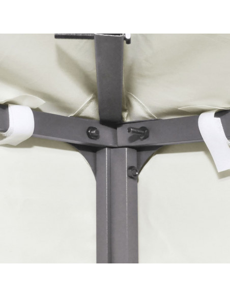 Telo di Ricambio per Gazebo 310g/m² Bianco Crema 3x4m