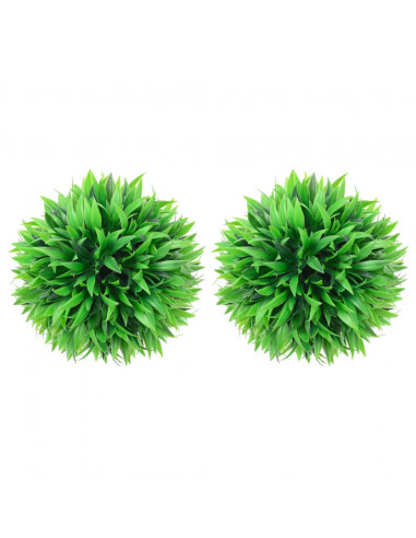 Sfere di Bosso Artificiale 2 pz 20 cm