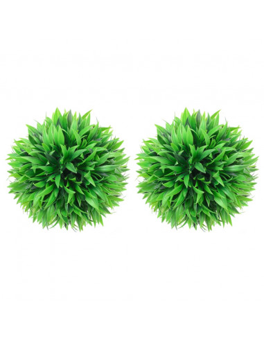 Sfere di Bosso Artificiale 2 pz 30 cm