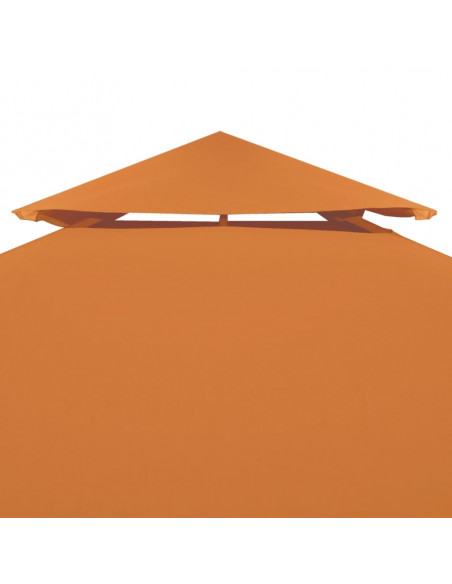 Telo di Ricambio per Gazebo 310g/m² Arancione 3x4m