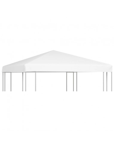 Copertura Superiore per Gazebo 270 g/m² 3x3 m Bianca
