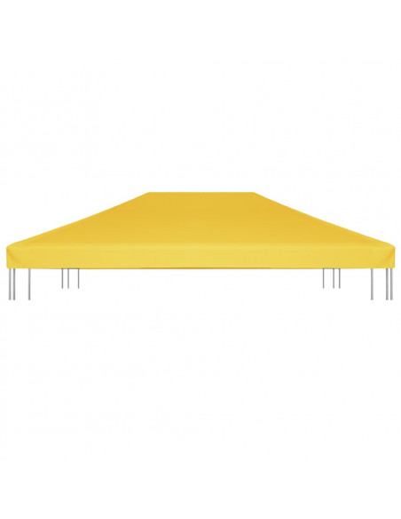 Copertura Superiore per Gazebo 270 g/m² 4x3 m Gialla