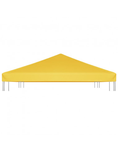 Copertura Superiore per Gazebo 270 g/m² 4x3 m Gialla