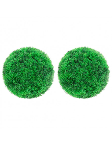 Sfere di Bosso Artificiale 2 pz 22 cm