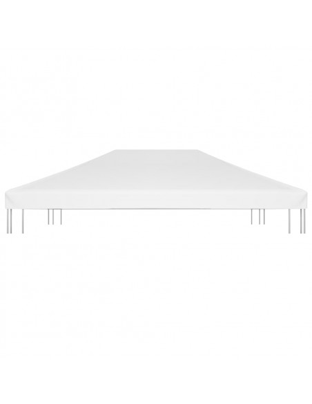 Copertura Superiore per Gazebo 270 g/m² 4x3 m Bianca