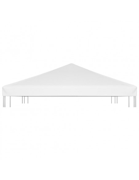 Copertura Superiore per Gazebo 270 g/m² 4x3 m Bianca