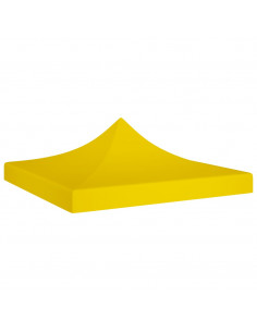 Tetto per Tendone per Feste 3x3 m Giallo 270 g/m² 2