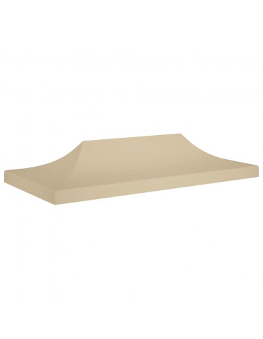 Tetto per Tendone per Feste 6x3 m Beige 270 g/m²
