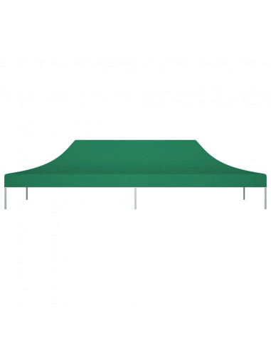 Tetto per Tendone per Feste 6x3 m Verde 270 g/m²