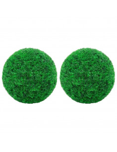 Sfere di Bosso Artificiale 2 pz 52 cm 2