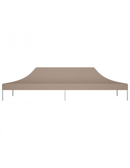 Tetto per Tendone per Feste 6x3 m Grigio Talpa 270 g/m²