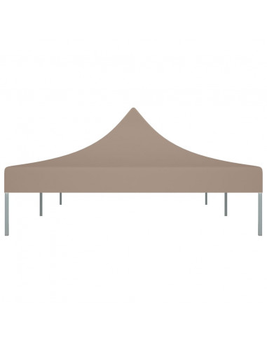 Tetto per Tendone per Feste 6x3 m Grigio Talpa 270 g/m²