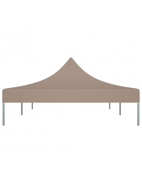 Tetto per Tendone per Feste 6x3 m Grigio Talpa 270 g/m²
