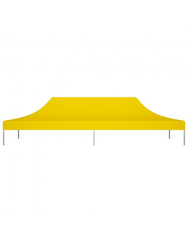 Tetto per Tendone per Feste 6x3 m Giallo 270 g/m²