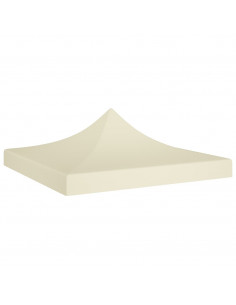 Tetto per Tendone per Feste 2x2 m Crema 270 g/m² 2