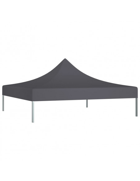 Tetto per Tendone per Feste 2x2 m Antracite 270 g/m²