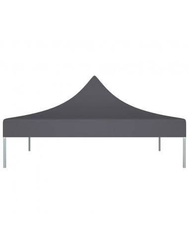 Tetto per Tendone per Feste 2x2 m Antracite 270 g/m²