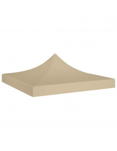 Tetto per Tendone per Feste 2x2 m Beige 270 g/m² 2