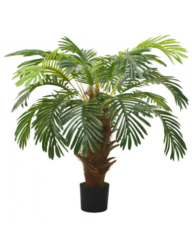 Palma Cycas Artificiale con Vaso 90 cm Verde
