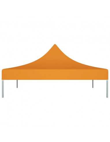 Tetto per Tendone per Feste 2x2 m Arancione 270 g/m²