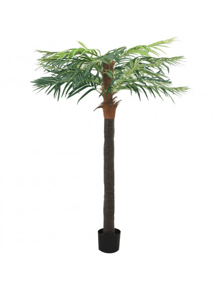 Palma di Phoenix Artificiale con Vaso 215 cm Verde