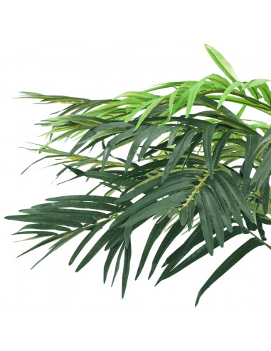 Palma di Phoenix Artificiale con Vaso 215 cm Verde