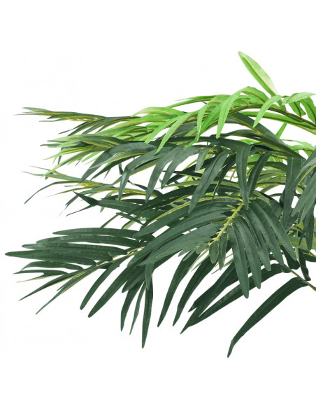Palma di Phoenix Artificiale con Vaso 215 cm Verde