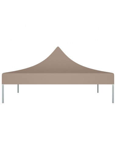 Tetto per Tendone per Feste 2x2 m Grigio Talpa 270 g/m²