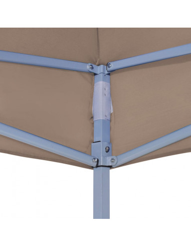 Tetto per Tendone per Feste 2x2 m Grigio Talpa 270 g/m²