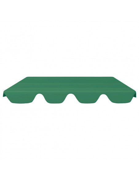 Baldacchino per Dondolo Giardino Verde 188/168x145/110 cm
