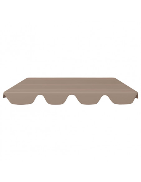 Baldacchino per Dondolo Giardino Tortora 188/168x145/110 cm