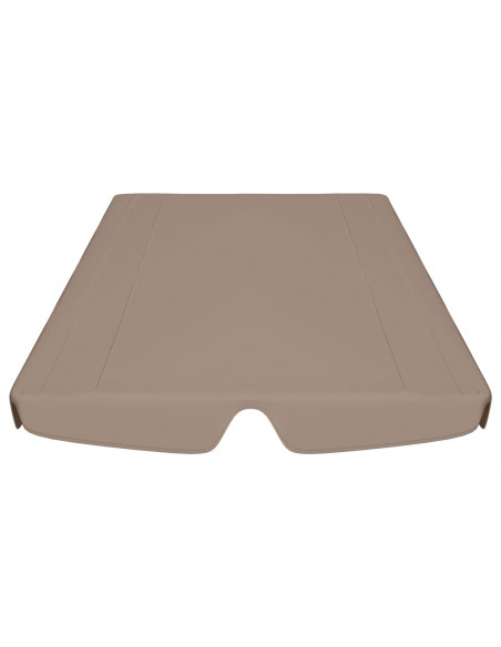 Baldacchino per Dondolo Giardino Tortora 188/168x145/110 cm