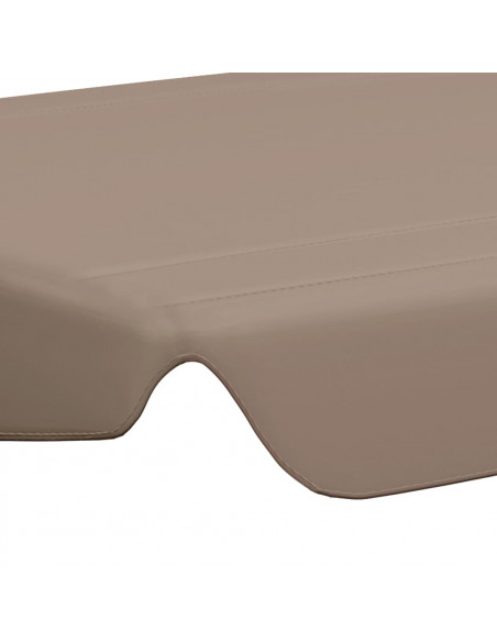 Baldacchino per Dondolo Giardino Tortora 188/168x145/110 cm