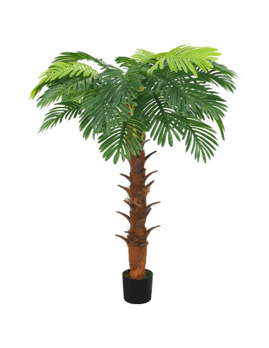 Palma Cycas Artificiale con Vaso 160 cm Verde
