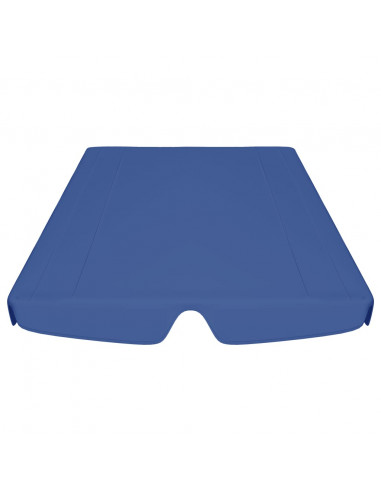 Baldacchino per Dondolo Giardino Blu 188/168x145/110 cm