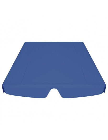 Baldacchino per Dondolo Giardino Blu 188/168x145/110 cm