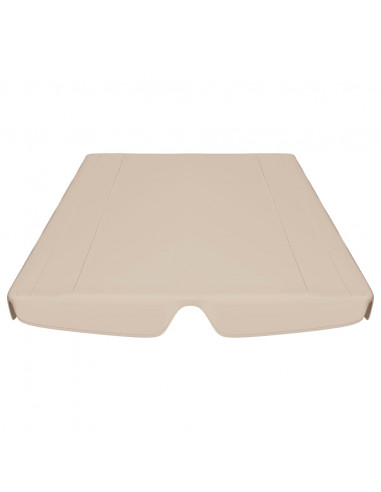 Baldacchino per Dondolo Giardino Beige 150/130x105/70 cm