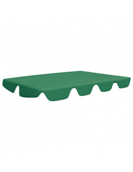 Baldacchino per Dondolo Giardino Verde 150/130x105/70 cm