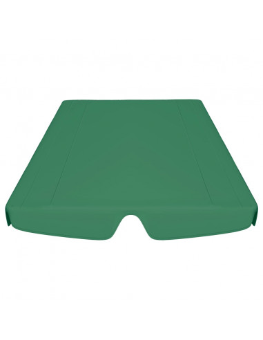 Baldacchino per Dondolo Giardino Verde 150/130x105/70 cm