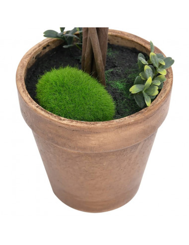 Piante di Bosso Artificiale 2 pz a Sfera con Vaso Verde 56 cm