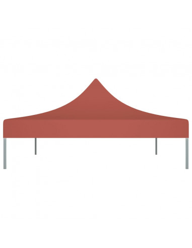Tetto per Tendone per Feste 4,5x3 m Terracotta 270 g/m²