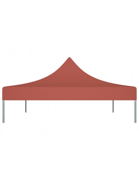 Tetto per Tendone per Feste 4,5x3 m Terracotta 270 g/m²