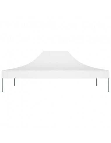 Tetto per Tendone per Feste 4,5x3 m Bianco 270 g/m²
