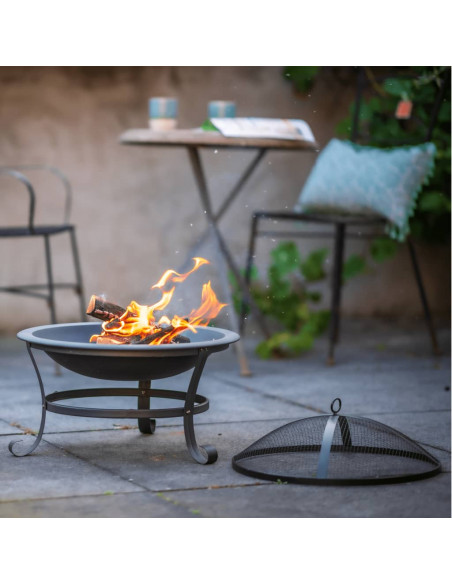RedFire Braciere Atlanta 51 cm in Acciaio Nero 85014