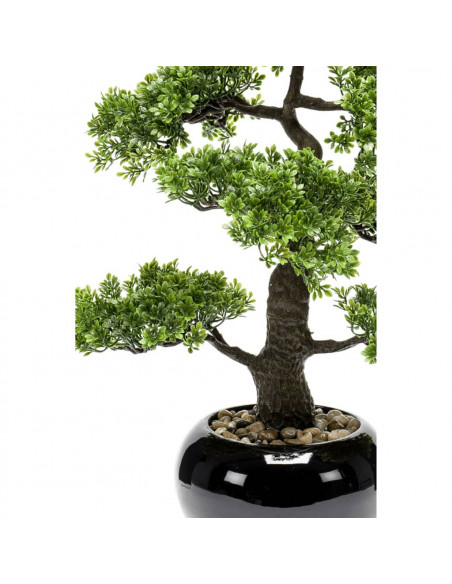 Emerald Ficus Artificiale Mini Bonsai 47 cm 420006 Verde